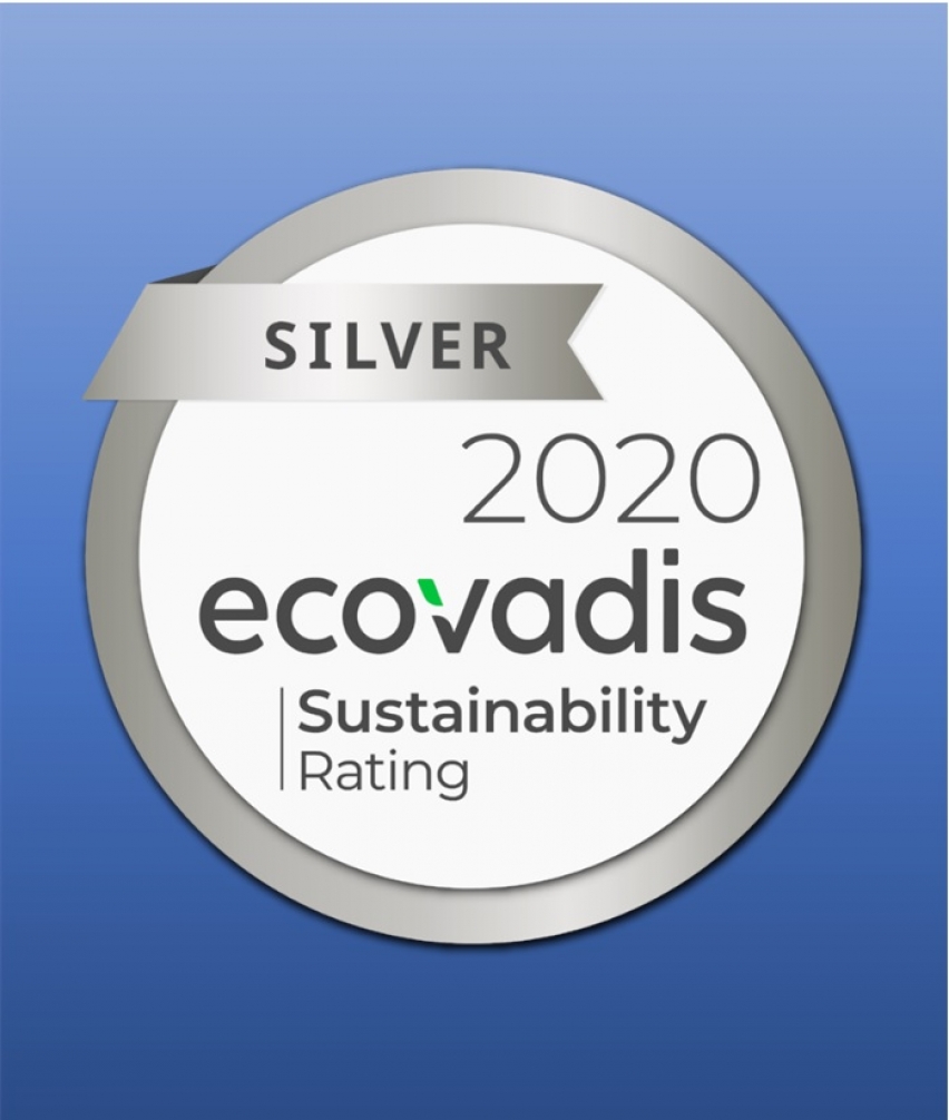 Silver EcoVadis Medal.